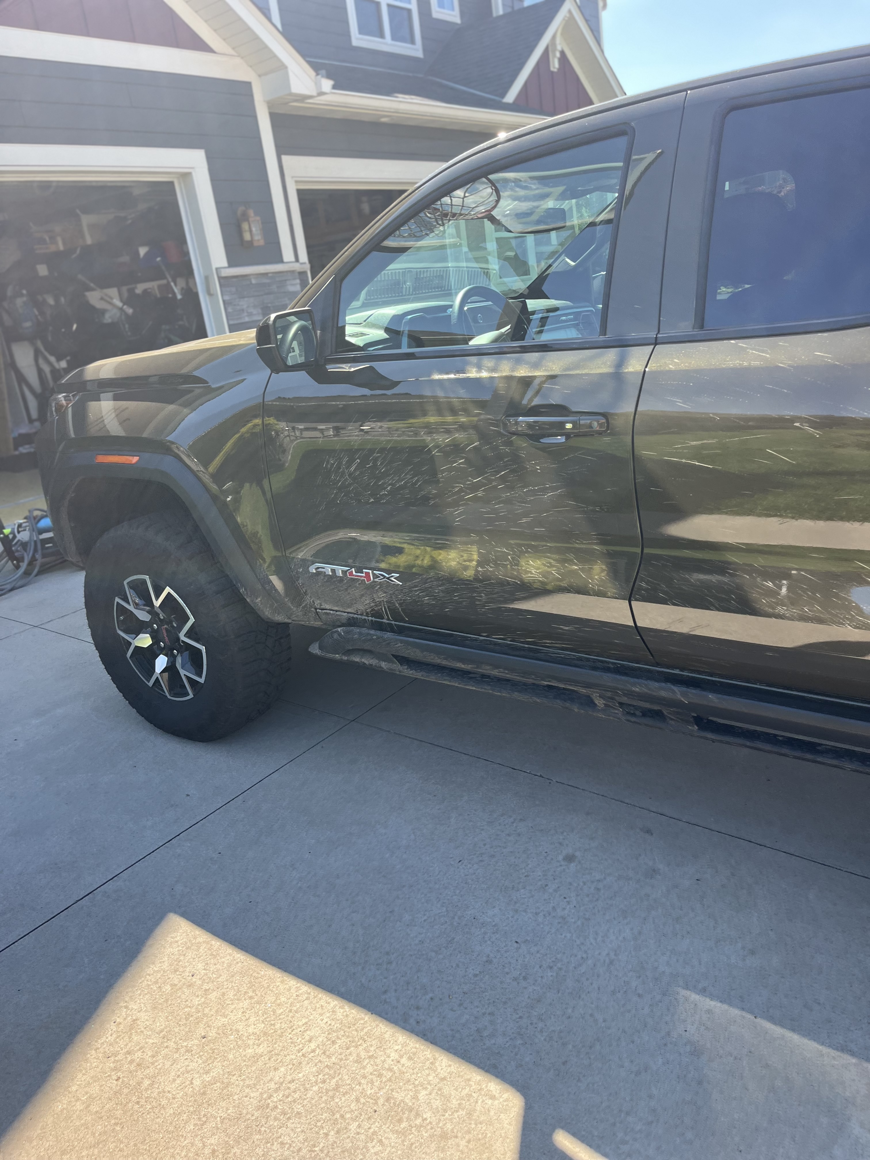 Truck exterior after professional detailing